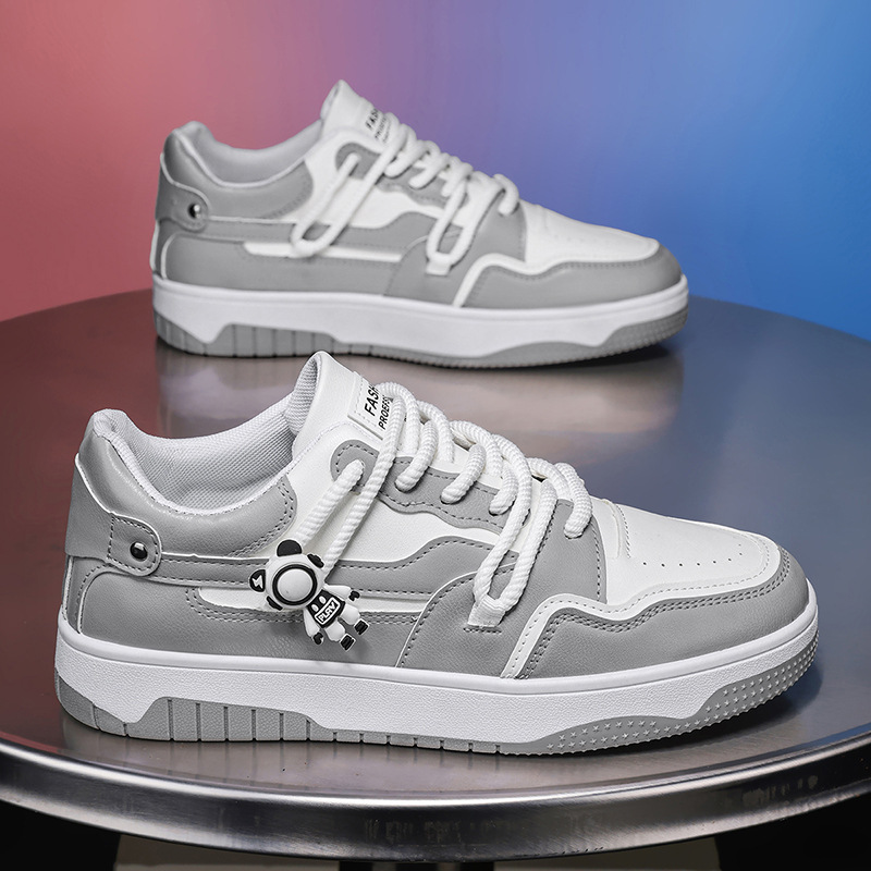 Zapatos de hombre de invierno 2026 nueva moda de zapatos deportivos de skate juveniles casuales de suela gruesa zapatos de moda de nicho