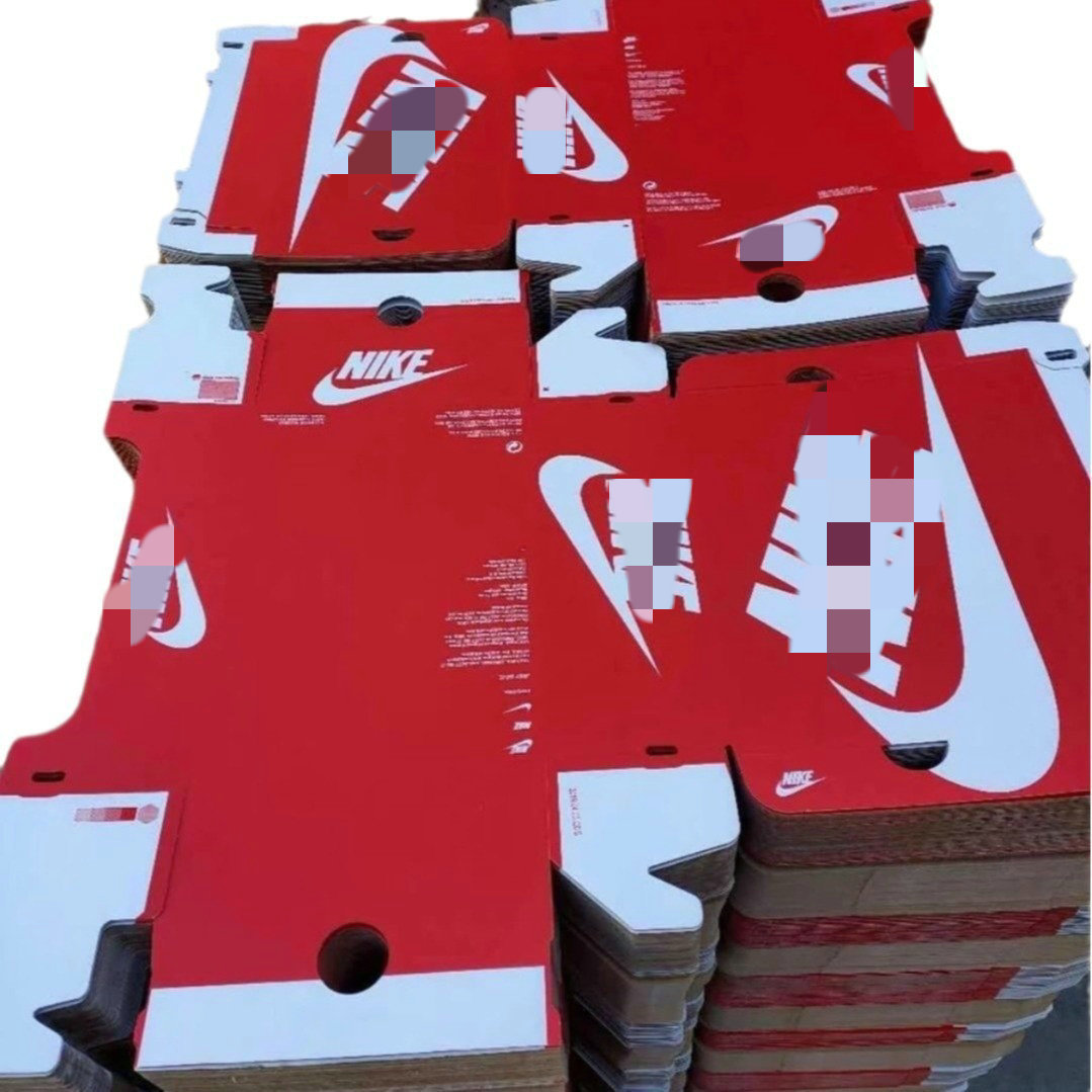Manufacturer supplies trendy brand shoe boxes in stock kraft paper shoe storage box packaging box color box folding flip shoe box 5