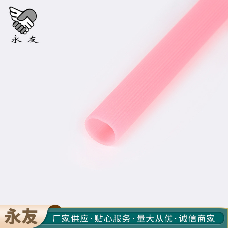 宁波厂家批发粉色自拍杆外套 蠕动硅胶管 螺纹防滑硅胶软管