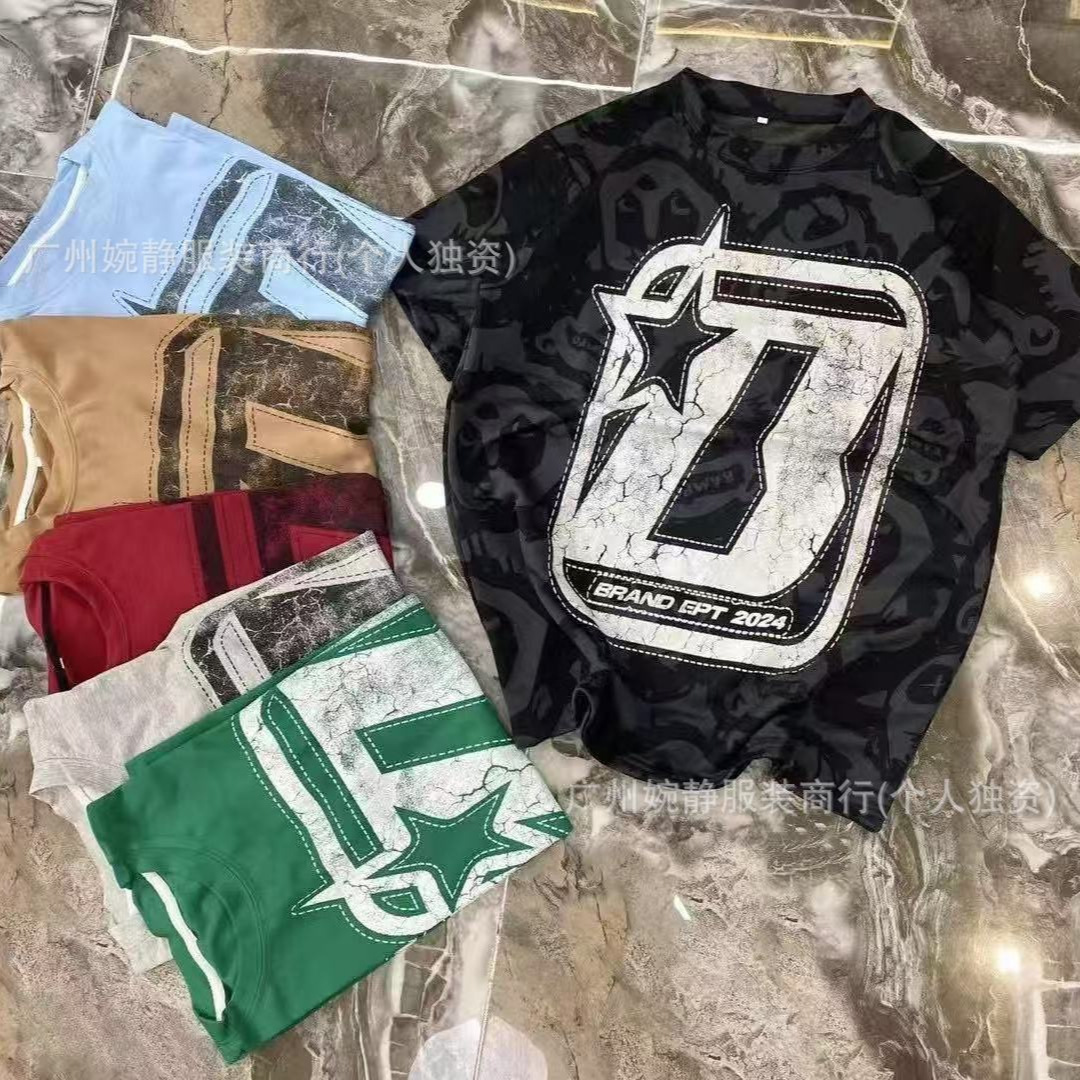 Men Tshirt Casual All-Match Short-Sleeve Tees Round Neck Tshirt Supply Wholesale Wholesale