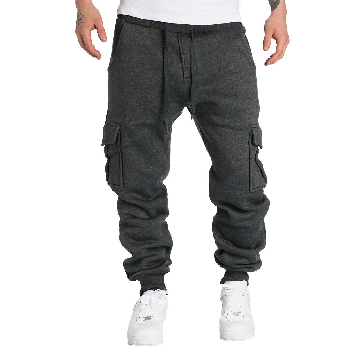 Herren Cargohose Mit Fleecefutter Für Herbst Und Winter_voghion.com