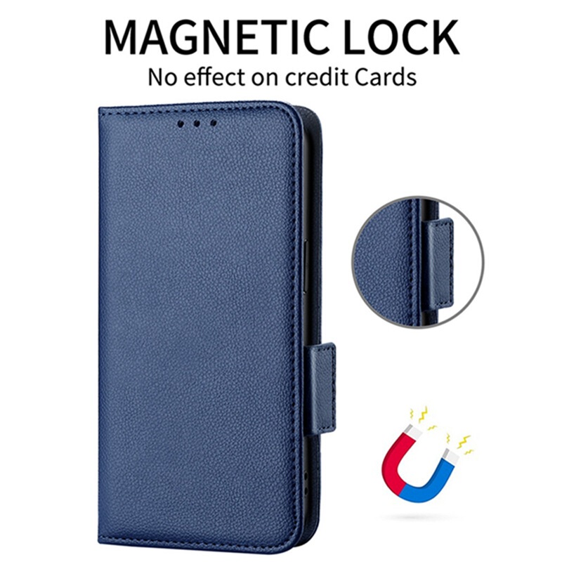 Applicable to TCL 40XE 5G mobile phone leather case TCL 40X 5g/T601D magnetic card wallet litchi pattern
