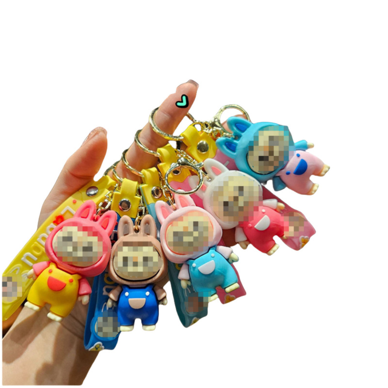 クリエイティブラブブキーホルダーペンダントかわいい装飾品人形バッグペンダントギフトキーチェーン卸売|undefined