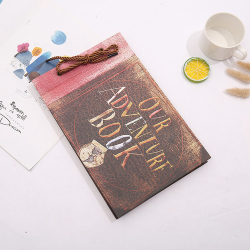 Amazon DIY Photo Album Travel Scrapbook Adventure Vintage Kraft Paper String-bound Loose-leaf Photobook Set