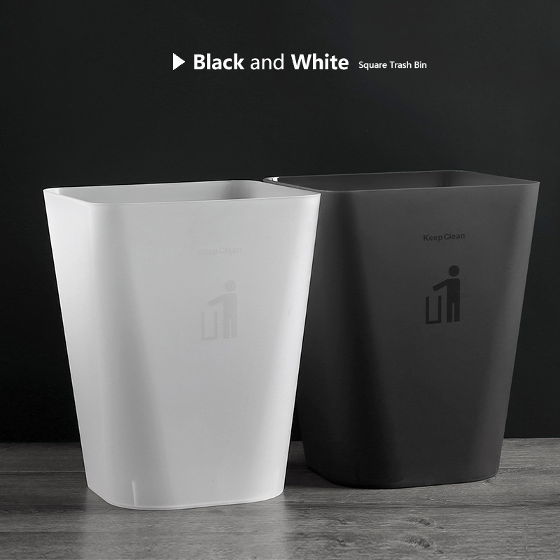 Nordic Trash Can for Home Use, Creative Kitchen, Bedroom, Bathroom, Toilet, Office Large Waste Bin, Paper Basket Storage