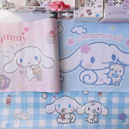 Kuromi Jade Dog Table Mat Long Writing Eating Placemat Dormitory Keyboard Mat Clay Playing Mud Non-stick Handmade Mat