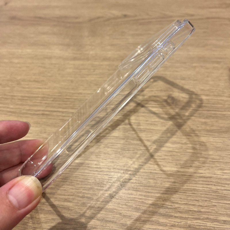 适用iphone17pro透明亚克力手机壳简约高透tpu+PC二合一彩绘素材|undefined