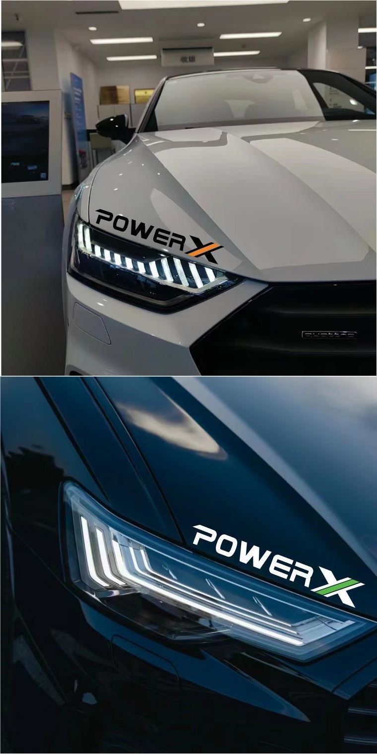Car Eyebrow POWER Car Stickers Door Side Decals