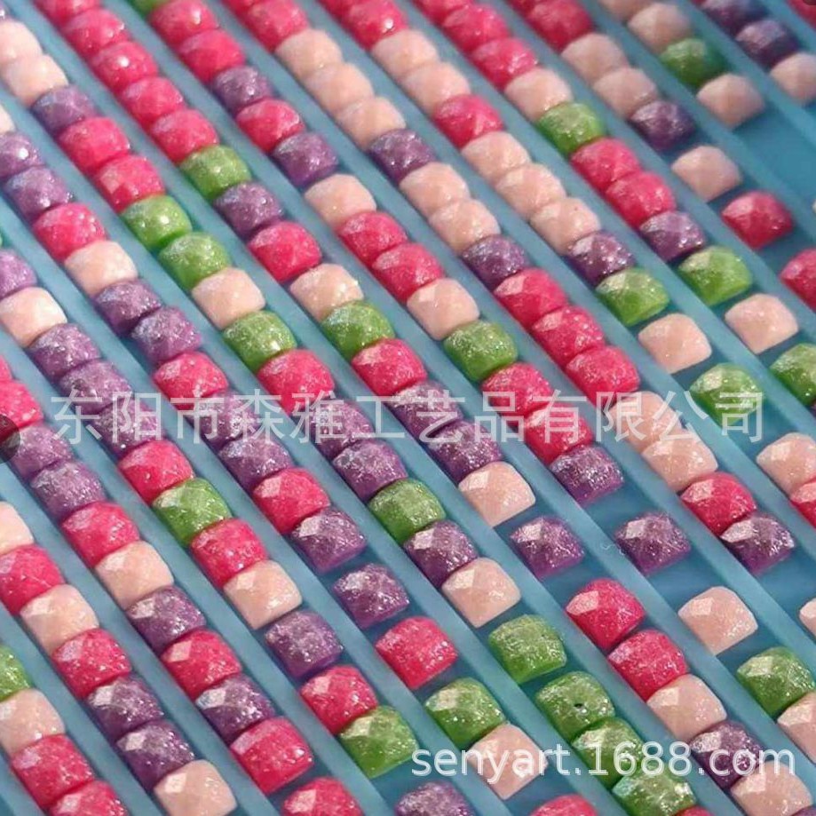 5D diamante pintura resina perla diamante polvo de hadas taladros de polvo de hadas diamante transfronterizo e-commerce entrega de una sola pieza