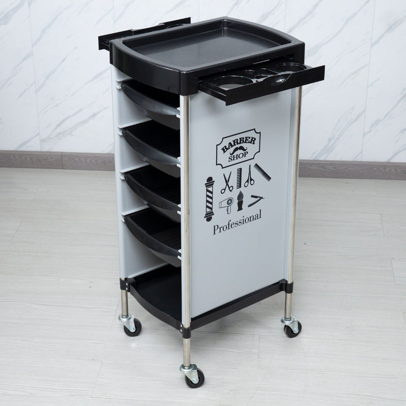 Barbería de belleza carro barbería herramientas de herramientas de herramientas de corte de alta calidad salón de belleza armario de herramientas especial armario de almacenamiento