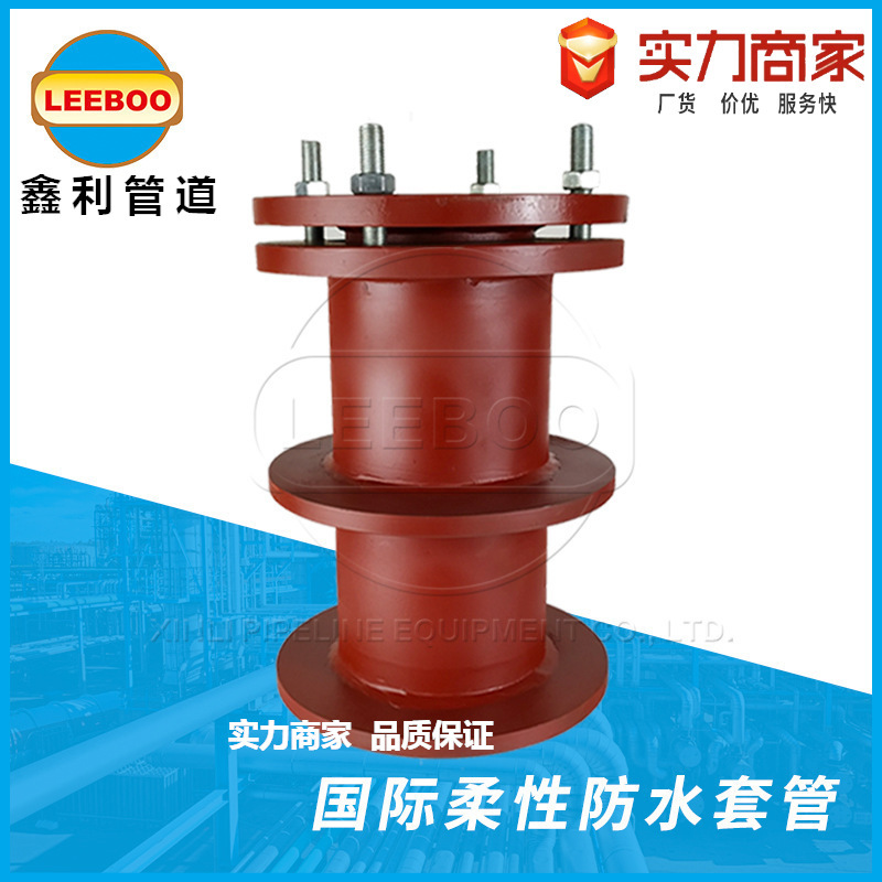 National Standard 304 Stainless Steel Flexible Rigid Pre-Embedded Waterproof Casing Ab Protective Sealed Civil Defense Wall-Penetrating Casing Manufacturer