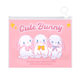 Factory direct wholesale cartoon self-sealing bag student stationery storage pen bag waterproof dust material cosmetics storage bag