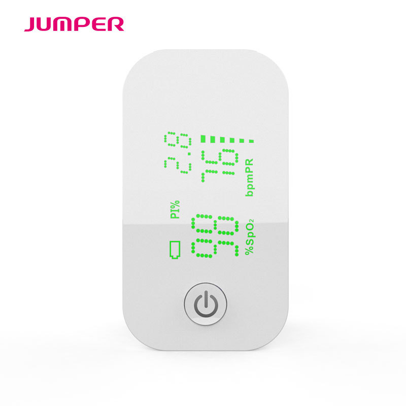 Jumper pulse oximeter 手指血氧仪脉搏血氧饱和度检测仪500G LED|ru