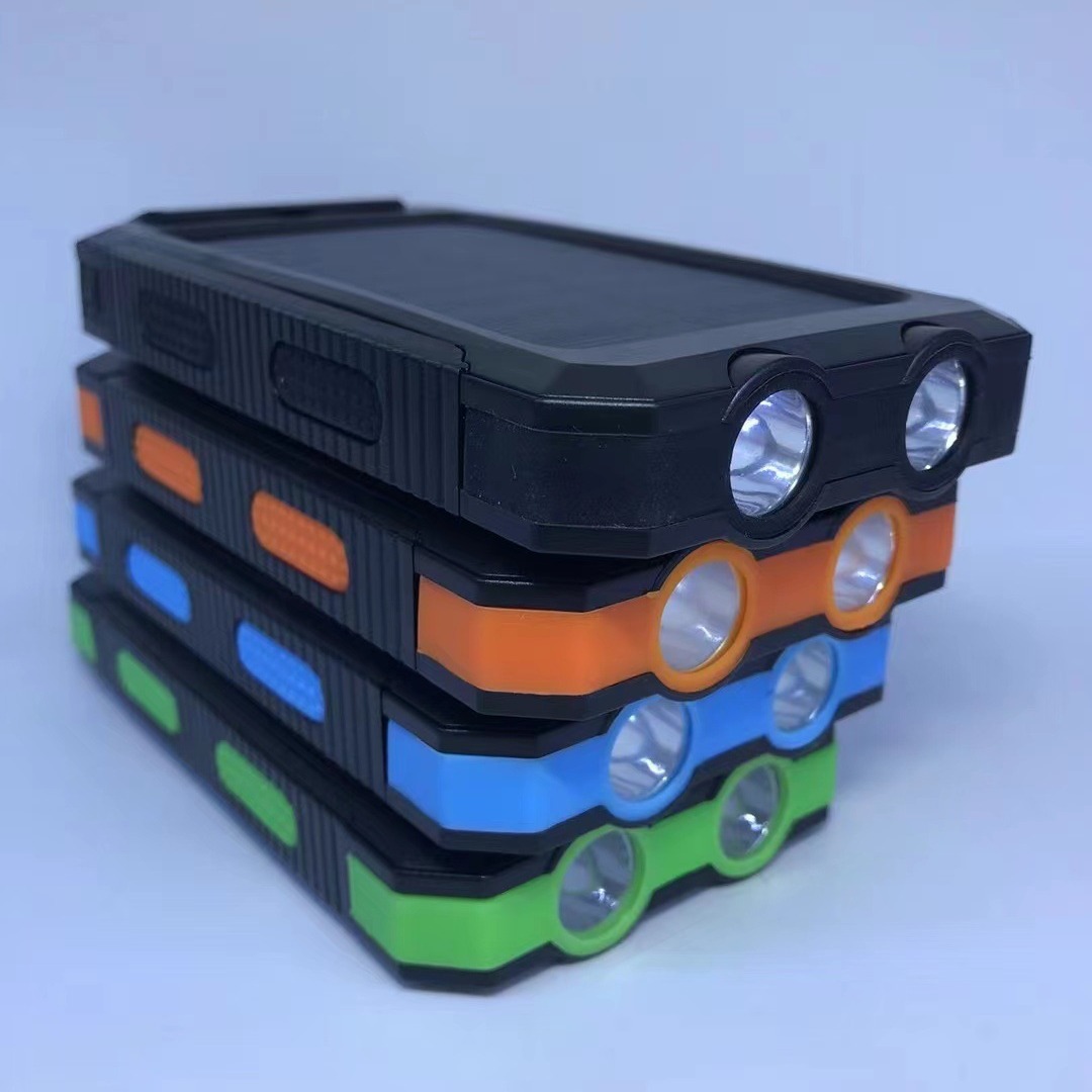 10000mAh cable de carga rápida USB de gran capacidad lámpara LED de alimentación portátil cuerdas de carga al aire libre portátil