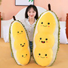 Funny Plush Toys fruit Durian Pillows peas Strip Cushion girl student Sofa bed doll