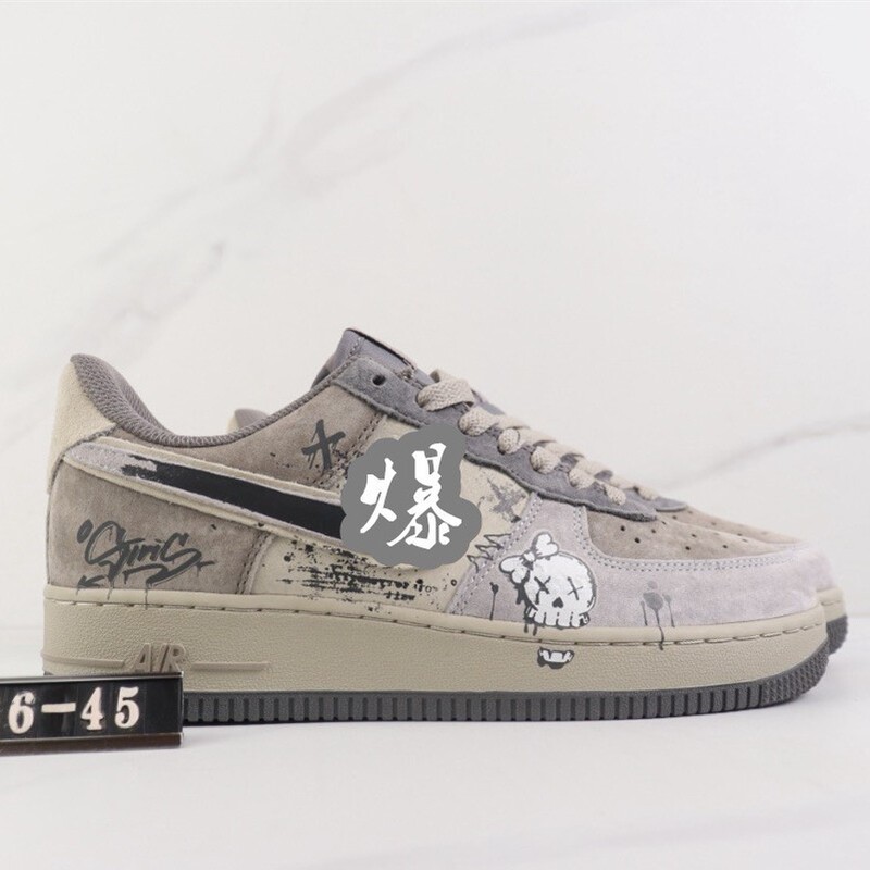 Air Force 1'07 Lv8 Air Force One Low-Top Men's and Women's Sneakers, Versatile Casual Trendy Sports Shoes