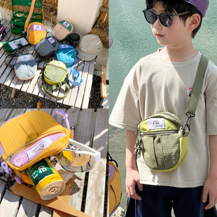 2025 Summer New Lightweight Small Backpack Men's and Women's Shoulder Bag Japanese Style Trendy Brand Versatile Casual Crossbody Shoulder Bag