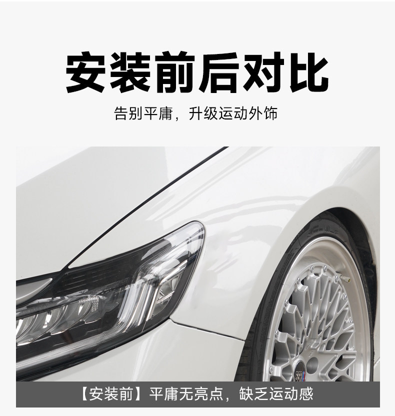 Car Fender Modification Universal Imitation Shark Side Vent Modification Car Sticker Realistic Air Vent Fender Decoration Sticker