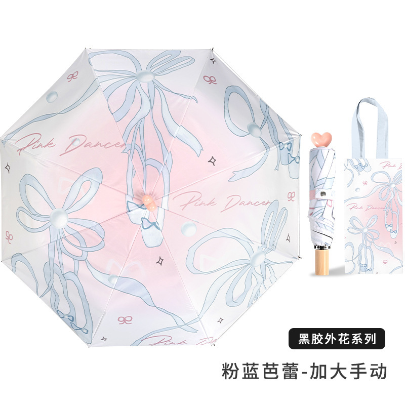 Paraguas de sol completamente automático, protección solar, protección UV, paraguas de sol para mujer, paraguas plegable de alta gama de doble uso, paraguas de cinco pliegues