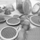 Stainless steel filter mesh edging filter metal round square filter woven mesh edging filter mesh filter cap