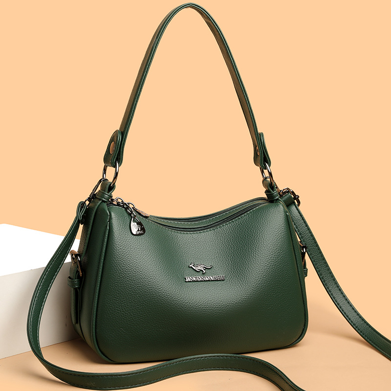 Bolso de hombro de mujer de temperamento de venta caliente transfronterizo, bolso de axila de viaje de trabajo de todo fósforo de moda, bolso de textura simple al por mayor