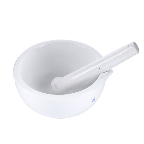 Porcelain mortar and pestle for grinding Chinese and Western medicine, 608090100130160mm, teaching instrument, ceramic milk mortar