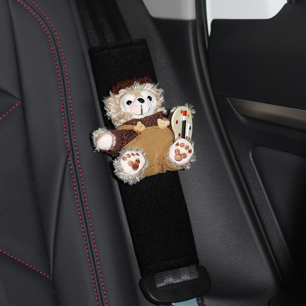 Maillard Autumn Rose Painter Da Vinci Car Seat Belt Shoulder Pad Anti-Neck Car Accessories Girls