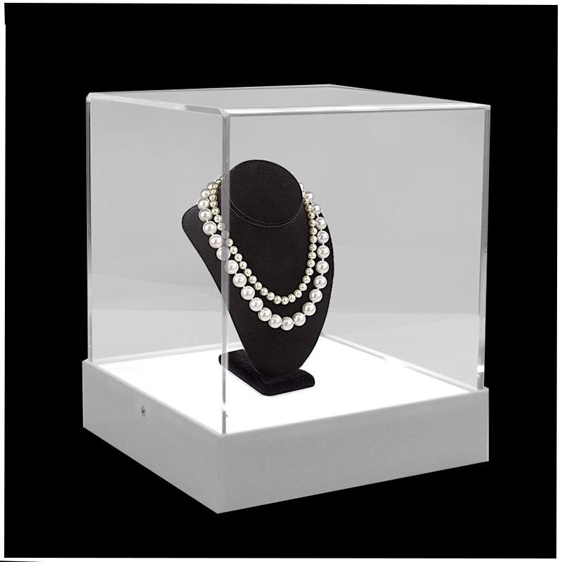 亚克力发光展示柜珠宝展示架香槟陈列展示柜透明亚克力发光展示台