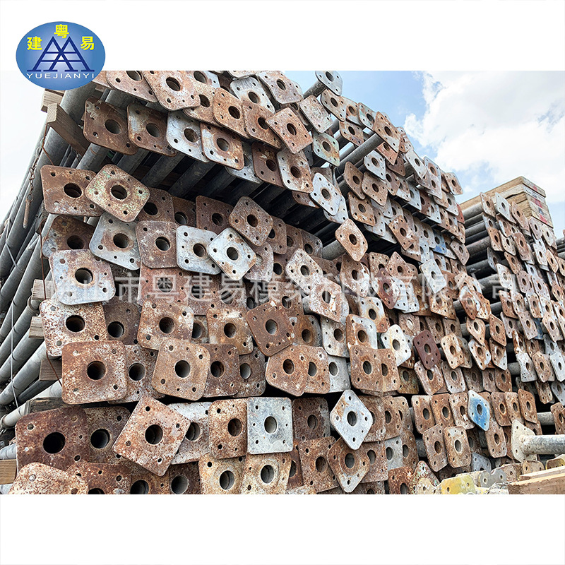 钢支撑 建筑铝膜支撑PC斜支撑 可调节独立单支顶钢支柱粤建易直供