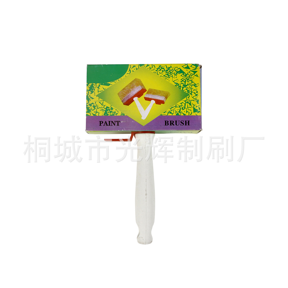 出口3cm4cm3*14跟4*14天花板墙刷空心实心塑料柄工具油漆刷烧烤刷