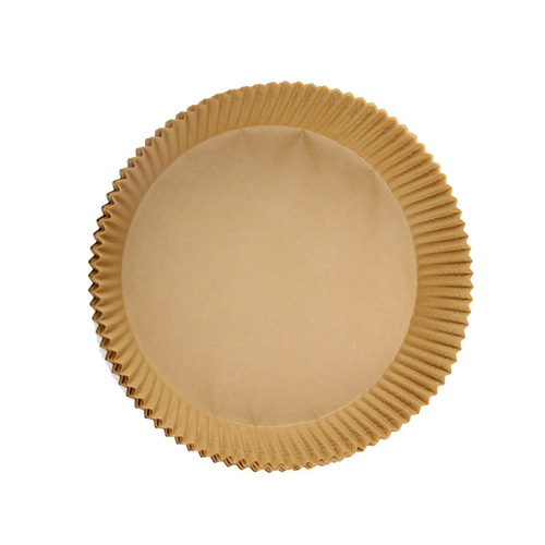 Special paper for air fryer, household barbecue oil-absorbing paper pad, round food baking silicone paper wholesale