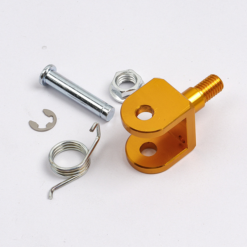 Modified parts suitable for Surron Light Bee and Tali include left and right footpeg brackets, footrest connecting brackets, and footrest forks