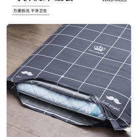 学生宿舍褥子套90X200cm垫被套双人床褥套可拆洗防尘罩飘窗垫子明