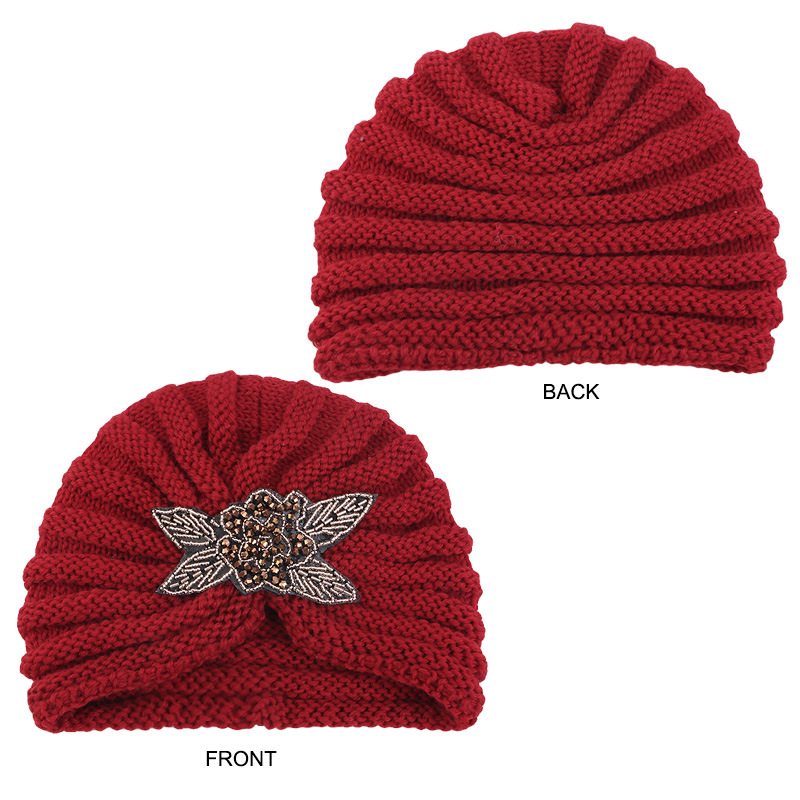 Women's Elegant Lady Flower Eaveless Wool Cap display picture 1