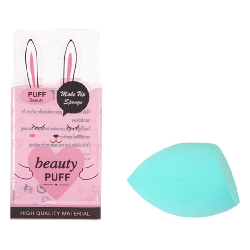Boxed makeup egg powder puff wet and dry dual-use gourd oblique cut water drop beauty egg become bigger when exposed to water makeup egg wholesale