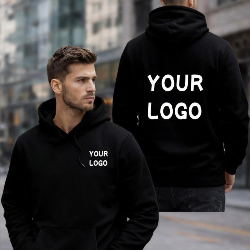 Cross-Border Custom Micro-Elastic Sweatshirts with Logo and Photo, Outdoor Festival Party Casual Sports Printed Tops Customization Cross-Border Custom Micro-Elastic Sweatshirts with Logo and Photo, Outdoor Festival Party Casual Sports Printed Tops Customization