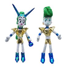 跨境新品Trolls 3魔法精灵3 Velvet and Veneer毛绒玩具玩偶公仔