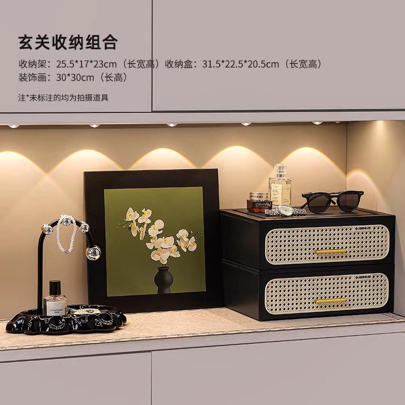 Nicho de pintura decorativa simple en el portal de almacenamiento de llaves estantería de escritorio decoración de la sala de estar buenas cosas para el hogar