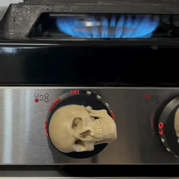 Заглушки для плиты в стиле черепа, ручки для плиты Skull Replacement Knobs, аксессуары к ручкам