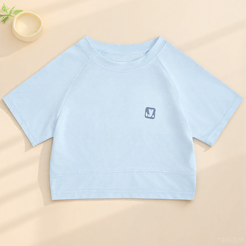 女の子の速乾性スポーツスーツ、夏の女の子のバドミントントレーニングスーツ、子供用半袖パンツとスカート、中型および大型の子供用アウトドア服