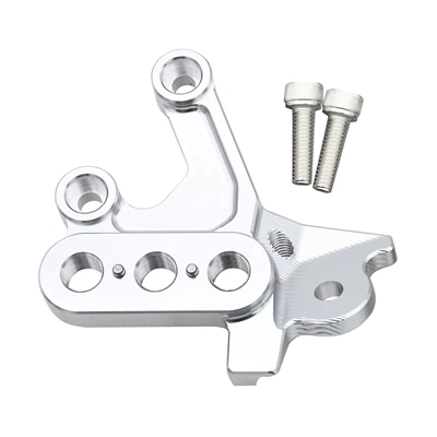 Wholesale electric off-road motorcycle Motorcycle pedals - silver-on-the-left