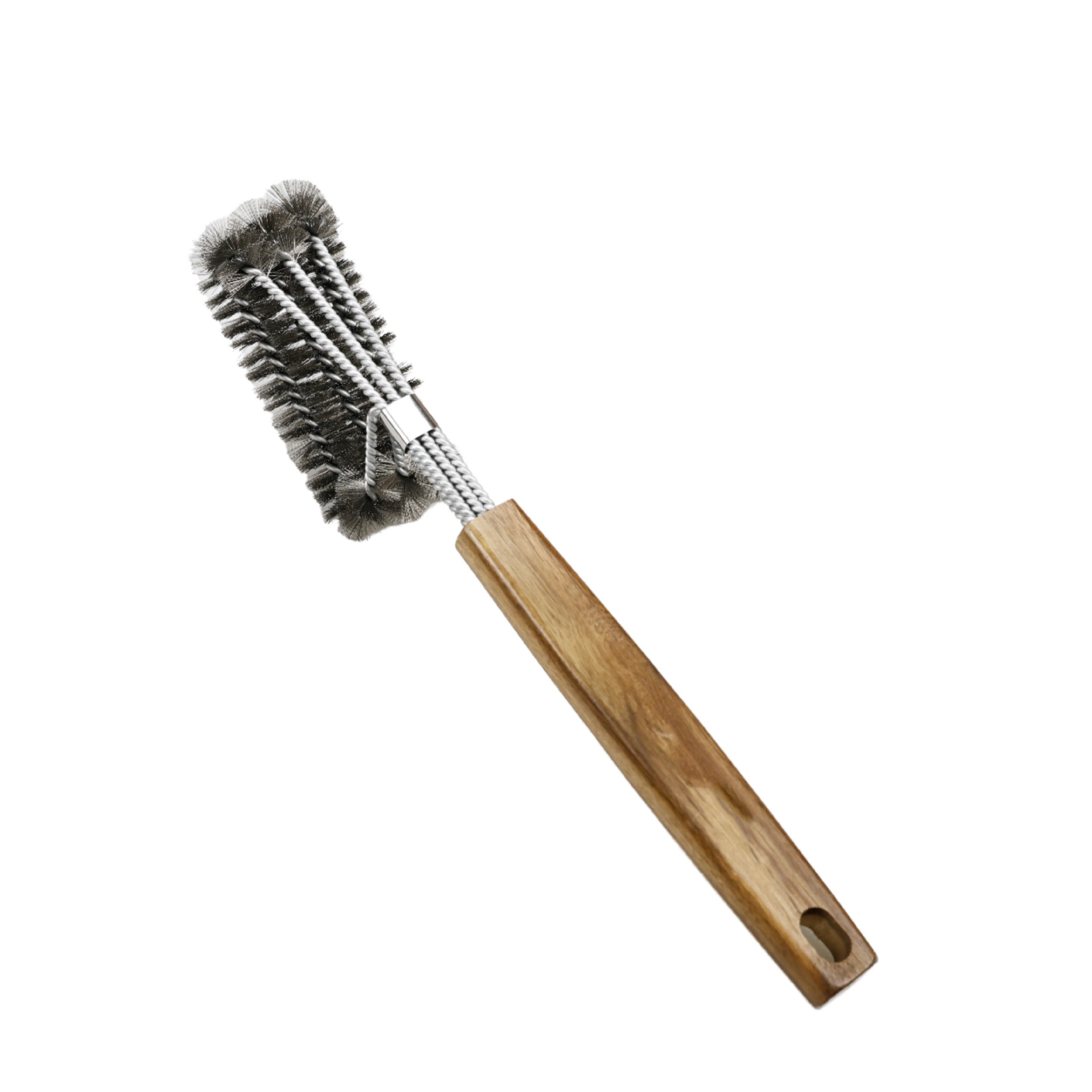Cross-Border Stainless Steel Wire Brush Barbecue Cleaning Brush Oil Brush Barbecue Grill Brush Barbecue Cleaning Brush Barbecue Tools