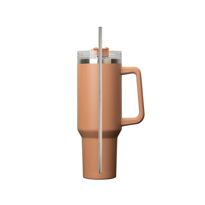 (Граница торговля), солома, стекло, щетка нержавеющая сталь, 40 oz, нержавеющая сталь AISI 304