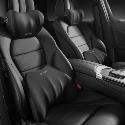 Car headrest, car cushion, car seat, memory foam waist cushion, car neck pillow, pair of car pillows, neck pillow