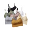 Adjustable straps, supporting protective underware, top with cups, sports bra, underwear, internet celebrity, beautiful back