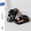 Korean Edition ins Girls Sandals 2022 summer new pattern Children's shoes fashion leisure time lattice Boy motion Sandals