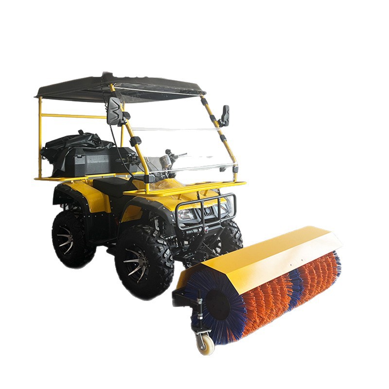 camión de limpieza de nieve tipo conductor camión de playa de carretera municipal equipo de limpieza de nieve camión de limpieza de nieve cerrado