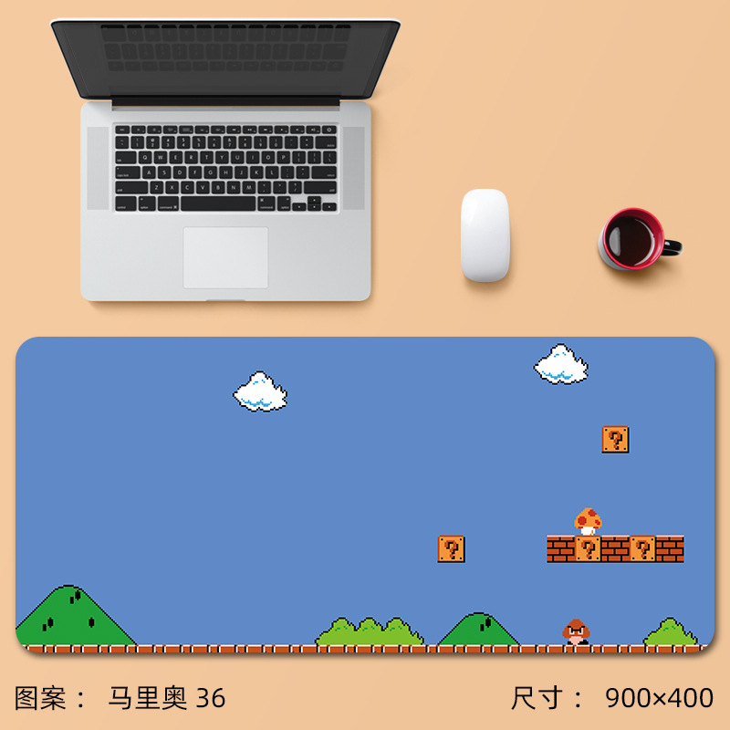 2mm Mario Mouse Pad Extra Large Mario Game Cartoon Super Mario Learning 2mm Mario Mouse Pad Extra Large Mario Game Cartoon Super Mario Learning