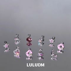 洛神花园丨LULUDM超爆闪耳骨钉养耳洞洗睡免摘医用钛钢耳钉耳蜗钉