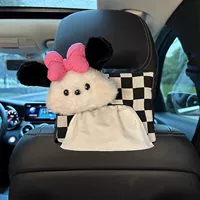 Автомобильная коробка для салфеток, автомобильная коробка для салфеток, автомобильный бумажный пакет, автомобильная подвесная сумка, креативное милое украшение, подвесная коробка для подлокотника